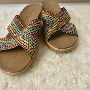 Skechers Luxe Foam 8 Cali Beverlee Cork Wedge